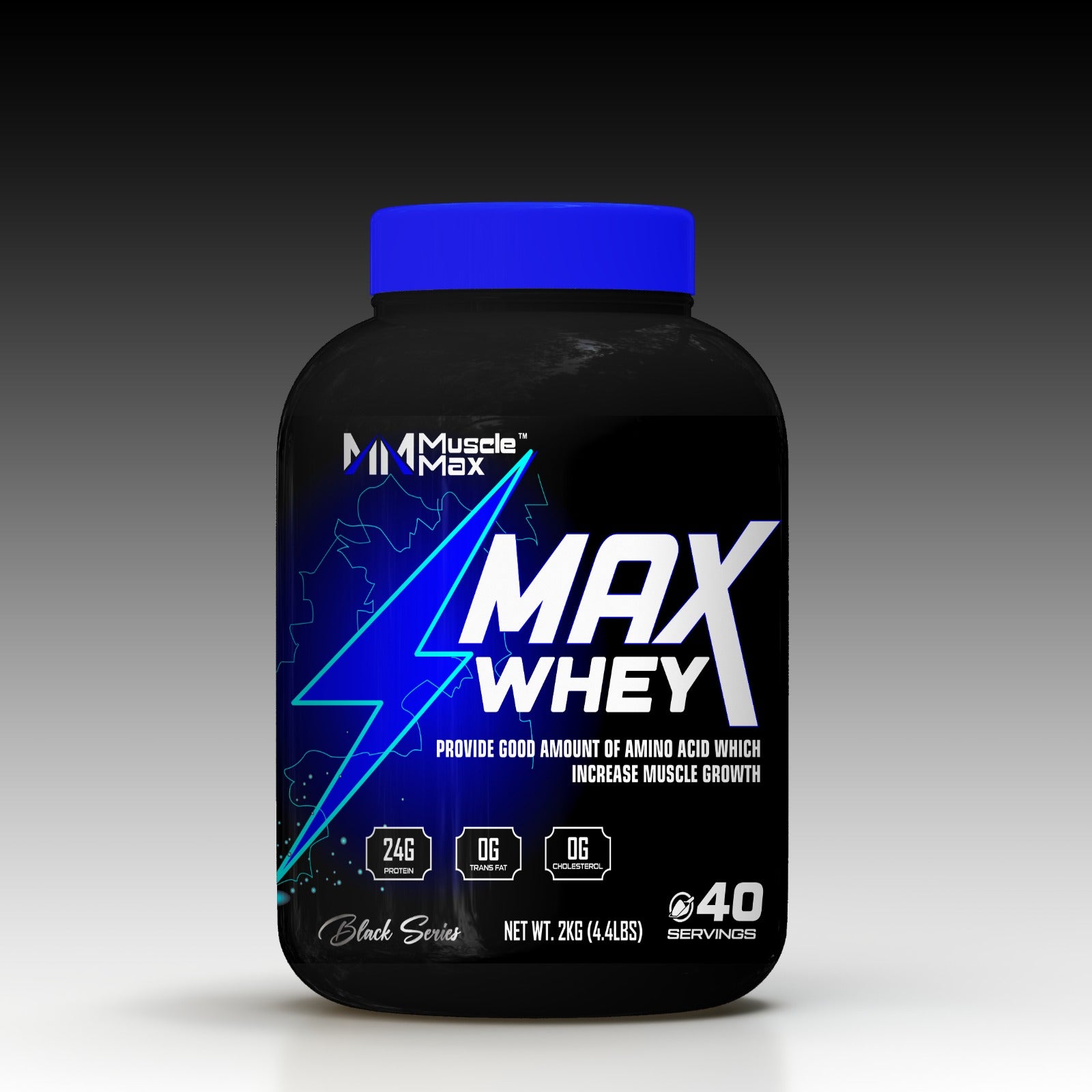 MUSCLE MAX 100% MAX WHEY PROTEIN,  2.KG - Muscle Max